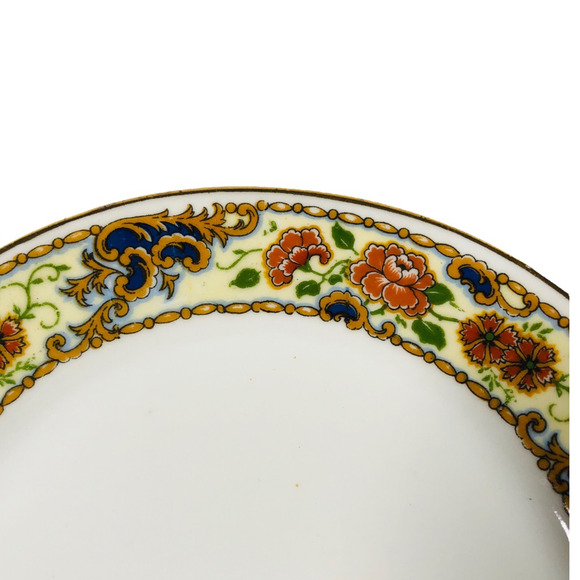 Vintage Limoges T&V La Cloche Plates White Floral Set of 4 Porcelain 6” France - Picture 3 of 6